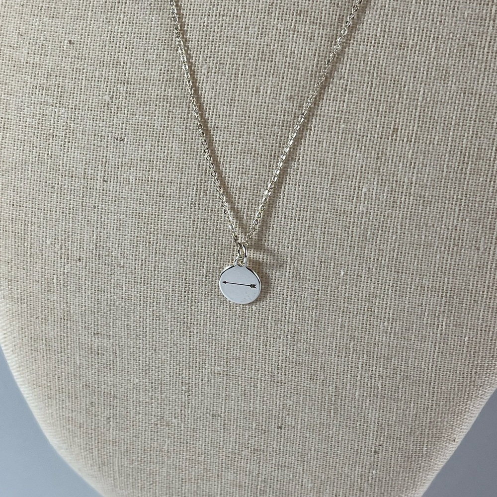 Keep Aiming Sterling Sliver Necklace / FYB Jewerly